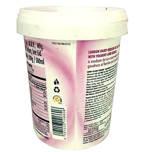 LONDON DAIRY YOG. BERRY 500 ML
