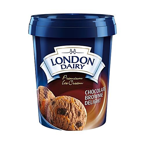 LONDON DAIRY ICE CRM CHOCO BROWNIE500ML