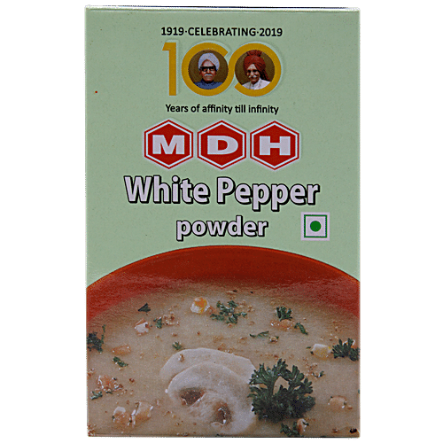 MDH WHITE PEPPER POWDER 100 GM