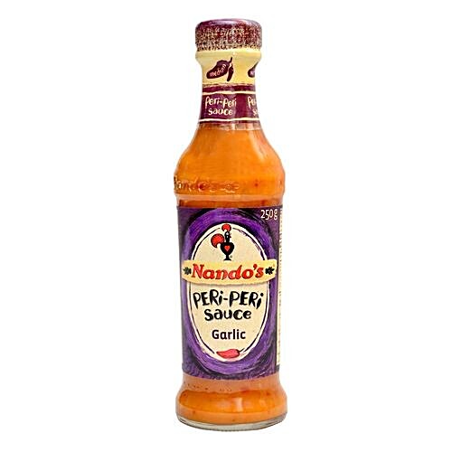 NANDOS PERI PERI SAUCE GARLIC MED 250G