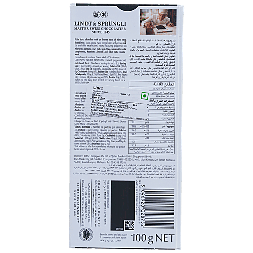 LINDT EXCELLENCE MINT INTENCE DARK 100G