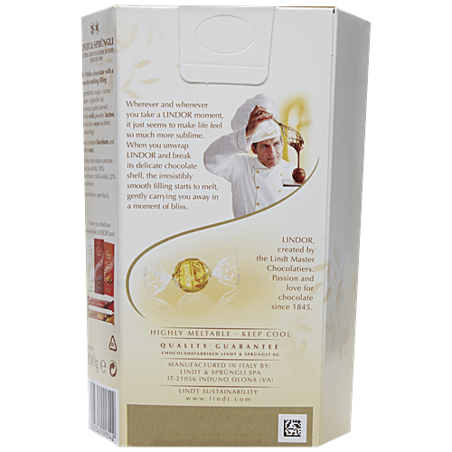LINDT LINDOR WHITE 200GM