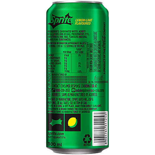 SPRITE ZERO SUGAR 330 ML