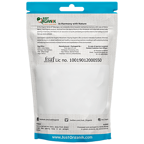 JUST ORGANIC BROWN SUGAR CRYSTAL 500G