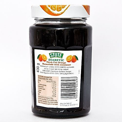 Stute Diabetic Jam Thick Cut Orange Marmalade