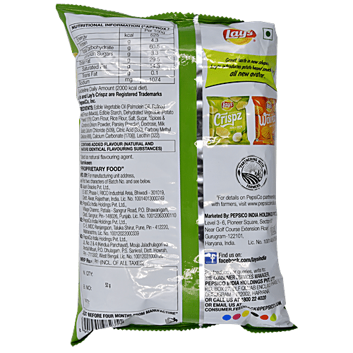 LAYS CRISPZ HERB & ONION 52G
