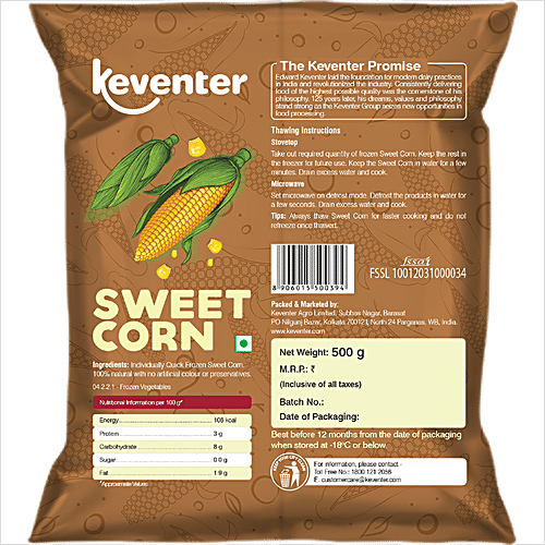 KEVENTER SWEET CORN 500 GM