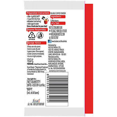 NESCAFE CLASSIC SMALL PACK 10RS