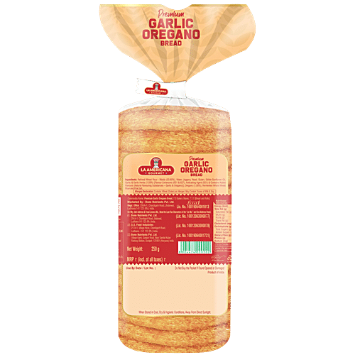 LA AMERICANA WHOLEWHEAT GARLIC OREGANO BREAD250