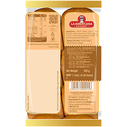 LA AMERICANA WHOLEWHEAT BRAN PAV250