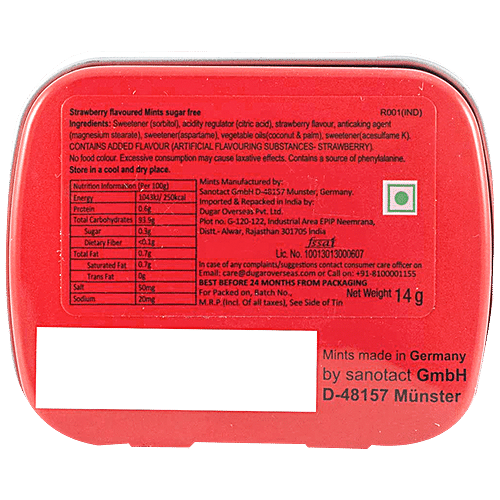 IMPACT MINTS STRAWBERRY 14GM