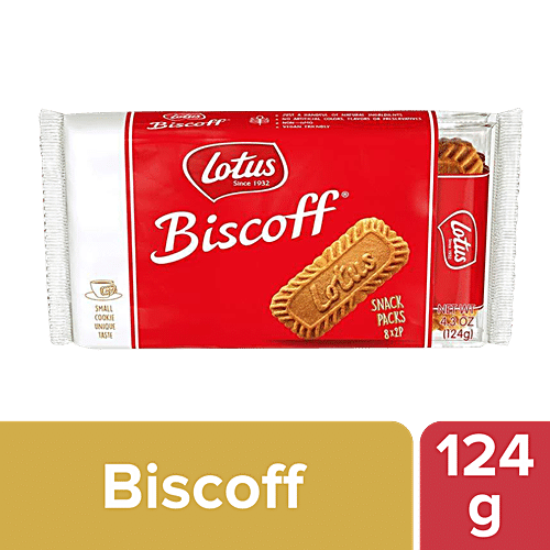 LOTUS BISCOFF SNACK PACK 124G