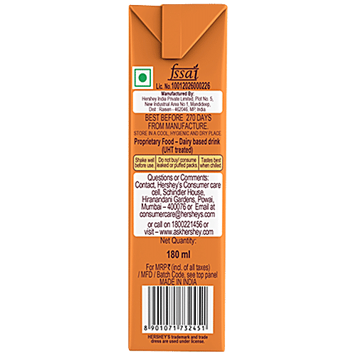 HERSHEYS MILK SHAKE ALMOND FLAVOUR 180ML