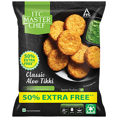 ITC MASTER CHEF CLASSIC ALOO TIKKI 480 GM