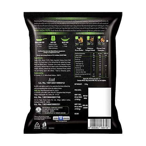 ITC MASTER CHEF MUMBAI VADA POPS  310G