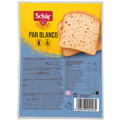 SCHAER PAN BLANCO 250G