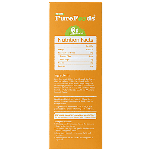 PURE FOODS BANANA MUESLI COOKIES 140G