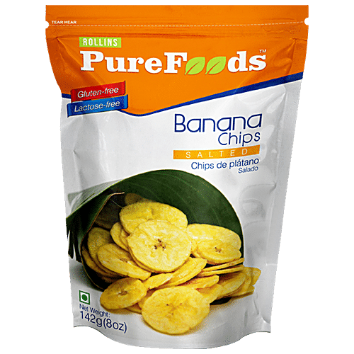 PURE FOOD BANANA CHIPS SALTED 142G