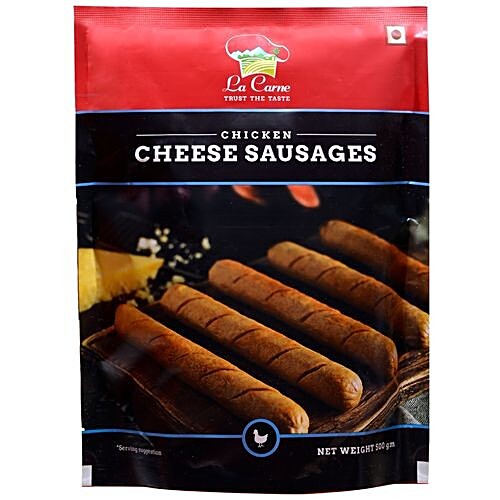 LA CARNE CHICKEN CHEESE SAUSAGES500 GM