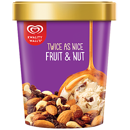 KWALITY WALLS ICECRM FRUIT& NUT 700ML