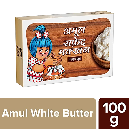 AMUL WHITE BUTTER 100GM