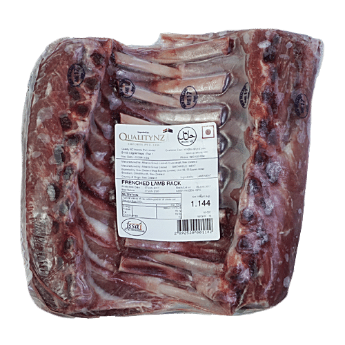 PURE SOUTH BONE IN FROZEN FRENCHED LAMB RACK CAP OFF KG