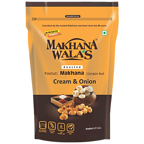 MAKHANA WALS CREAM & ONION 80 GM