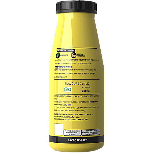 RAW PRESSERY BANANA+HONEY PROTEIN MILKSHAKE 200ML
