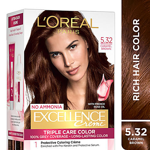 LOREAL PARIS COLOR CARAMEL BROWN 5.32 100G