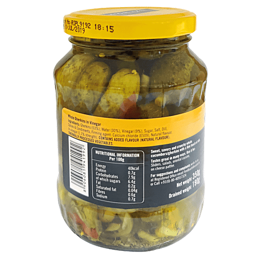 HUGO REITZEL GHERKINS - SWEET & SOUR 350G