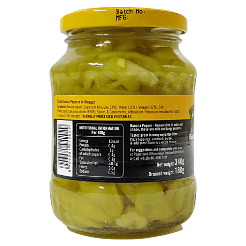 HUGO REITZEL BANANA PEPPERS SLICED 340G