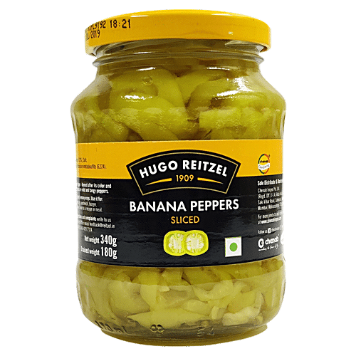 HUGO REITZEL BANANA PEPPERS SLICED 340G