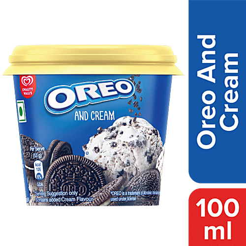 KWALITY WALLS OREO AND CREAM CUP 100 ML