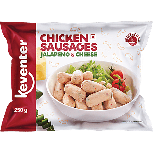 KEVENTER CHICKEN SAUSAGES JALAPENO & CHEESE 250G