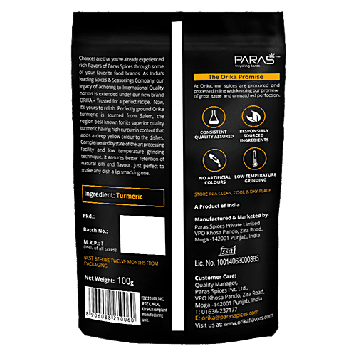 ORIKA SALEM TURMERICS POWDER 100 GM