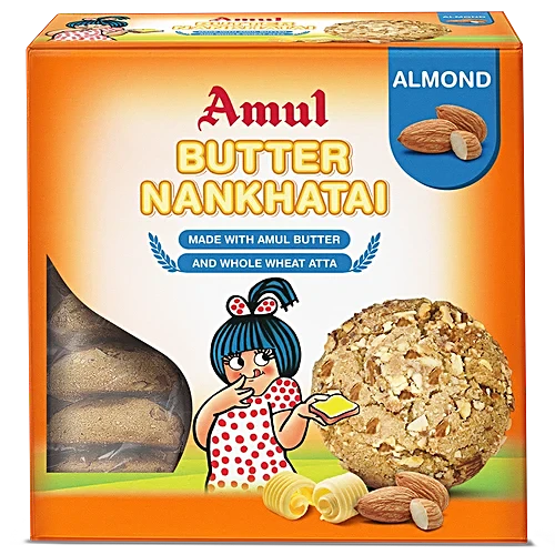 AMUL BUTTER NANKHATAI ALMOND