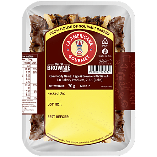 LA AMERICANA WALNUT BROWNIE70