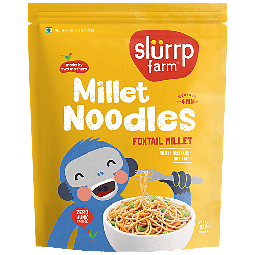 SLURRP FARM MILLET NOODLES FOXTAIL MILLET 192 GM