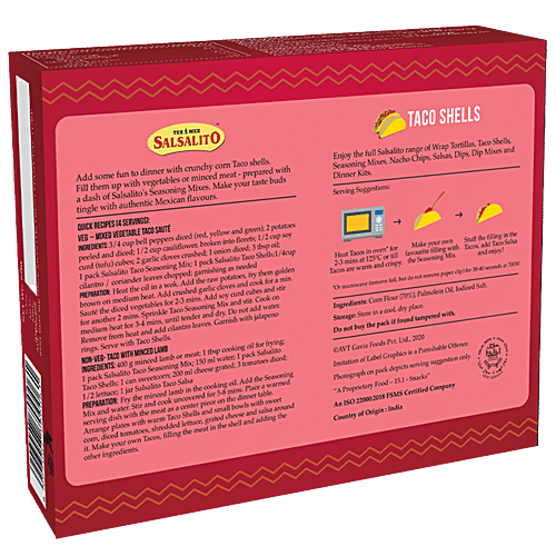 SALSALITO TACO SHELLS 80G