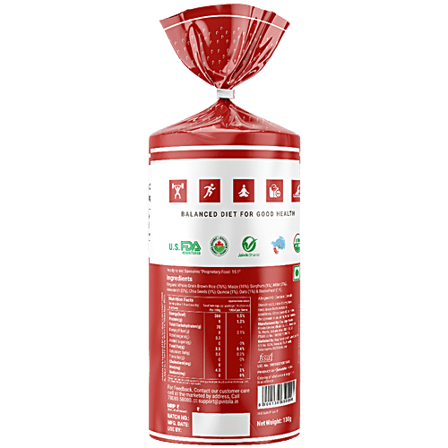 PINTOLA WHL GRN BRWN RICE CAKES MULTIGRAIN 125 GM