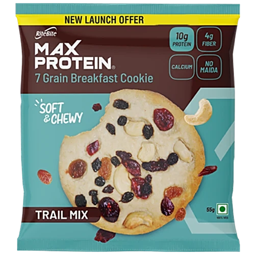 RITE BITE SOFT & CHEWY TRAIL MIX COOKIE 55 GM