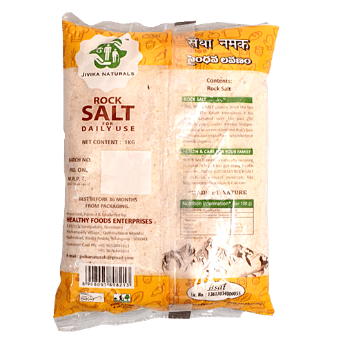 JIVIKA NATURALS ROCK SALT 1 KG