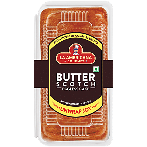 LA AMERICANA EGGLESS BUTTER SCOTCH CAKE 200 GM