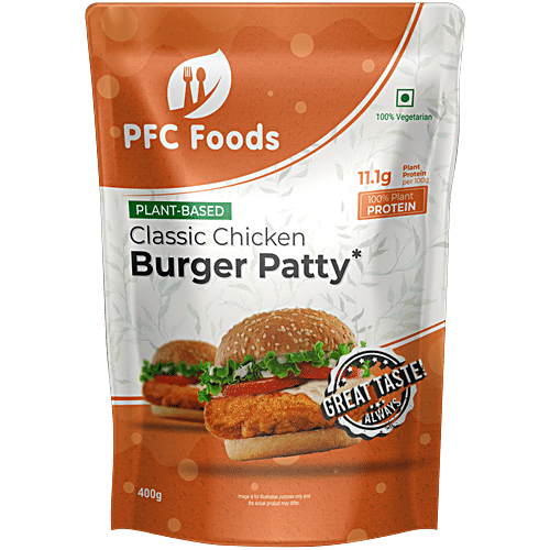 PFC FOODS CLASSIC CHICKEN BURGER PATTY 400GM