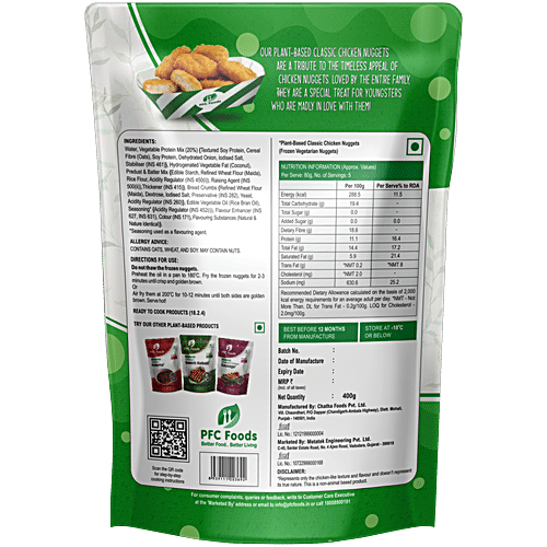 PFC FOODS CLASSIC CHICKEN NUGGETS 400GM