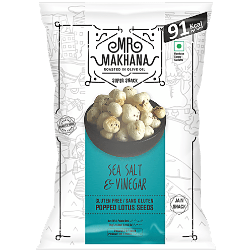 MR MAKHANA SEA SALT & VINEGAR 75 GM