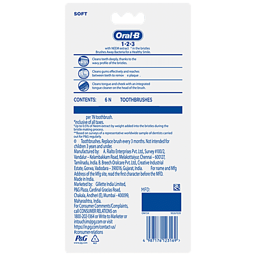ORAL B WITH NEEM EXTRACT 1N