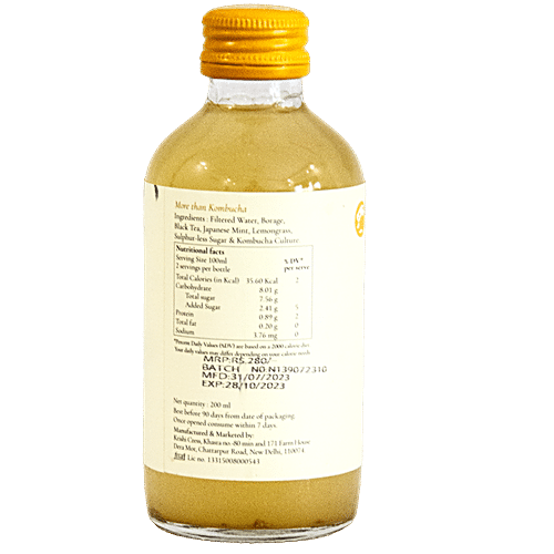 KRISHI CRESS BREATHE KOMBUCHA 200 ML