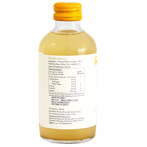 KRISHI CRESS CLEANSE KOMBUCHA 200 ML