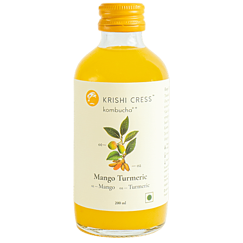 KRISHI CRESS MANGO AND TURMERIC KOMBUCHA